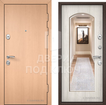 Входная дверь для коттеджа с усилением ДПК-1249